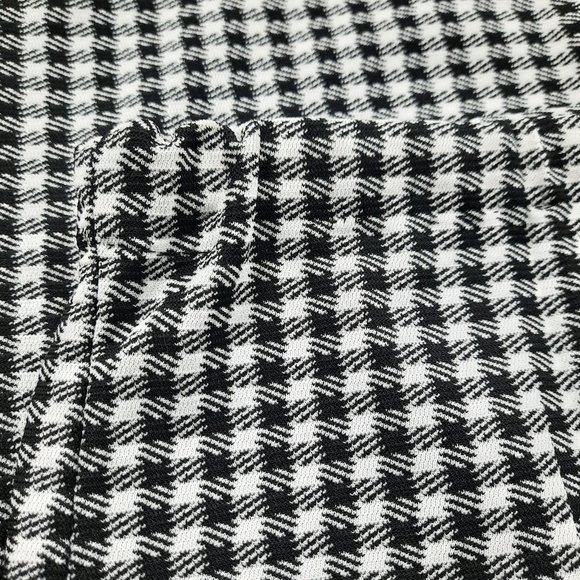 Vtg 60s black & white gingham midi skirt - Handmade - Picture 5 of 8